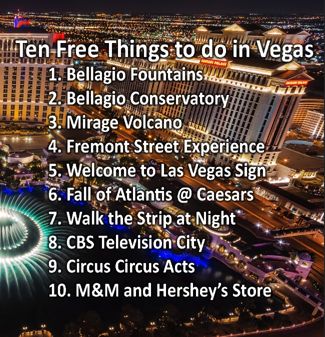 Things to do on the Las Vegas Strip at Night