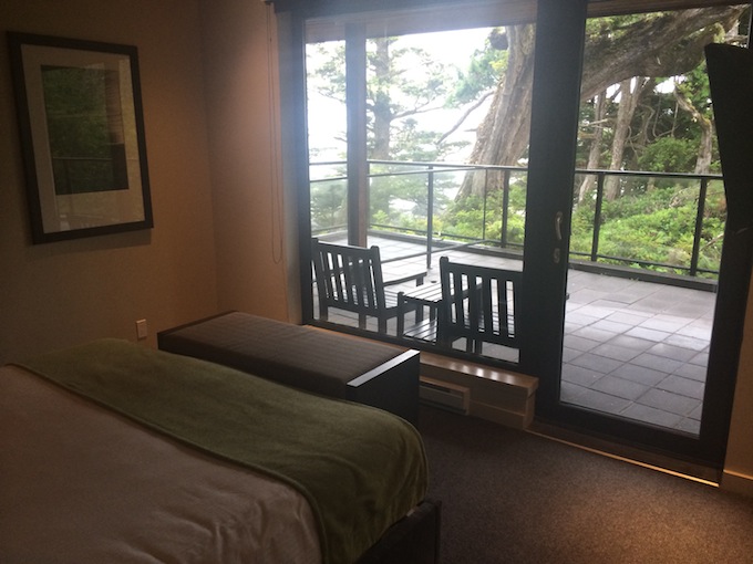 bedroom at black rock resort ucluelet