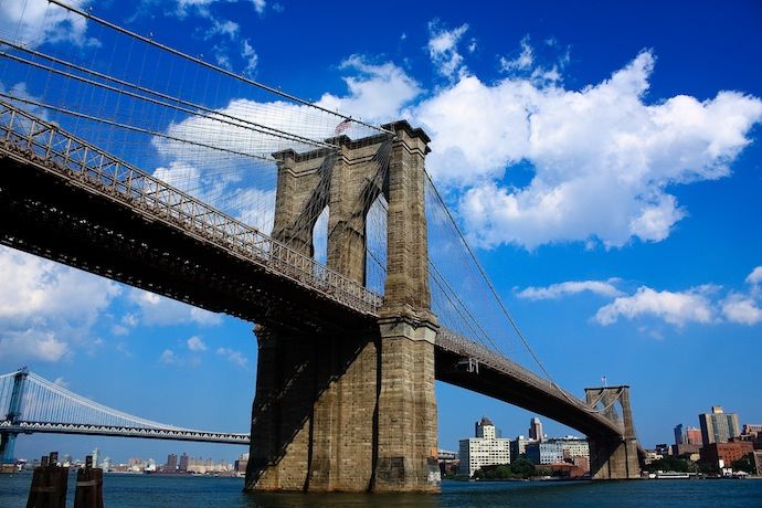 Walking Across Brooklyn Bridge