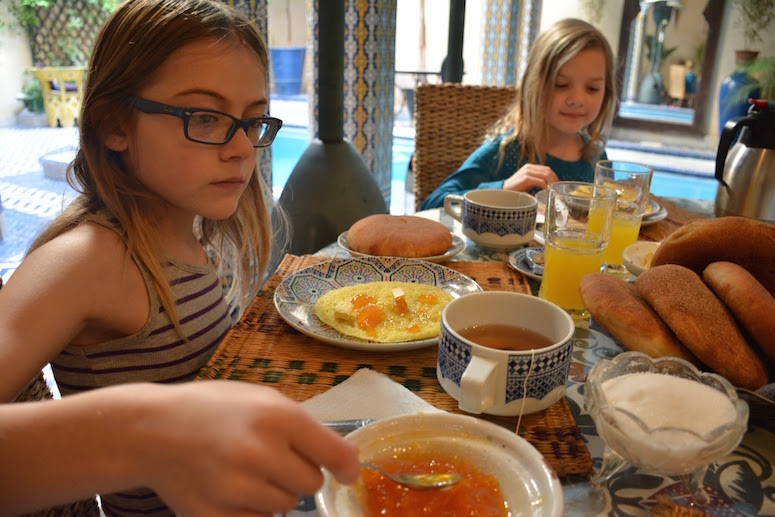 Marrakech Riad Puchka Breakfast
