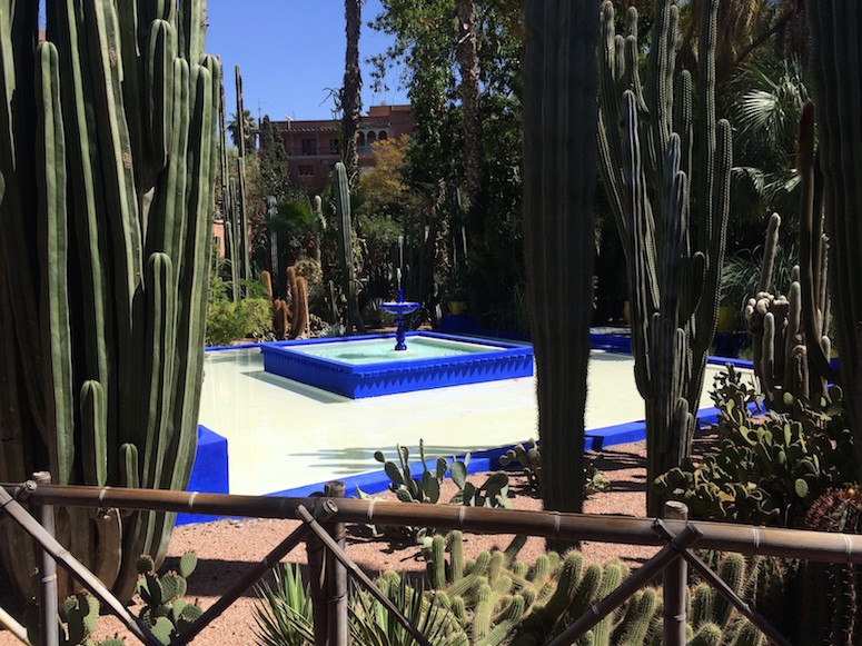 Fountain at Majorelle Garden