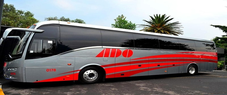 Ado Bus in Yucatan, Mexico